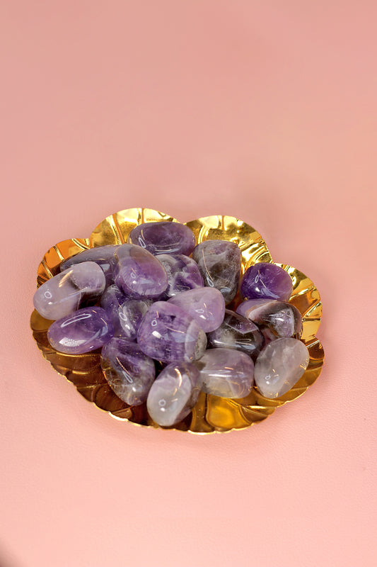 Natural Amethyst Tumblestone Crystals