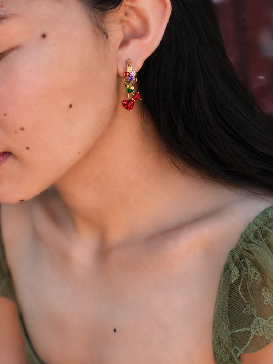 Like A Cherry Blossom Earrings