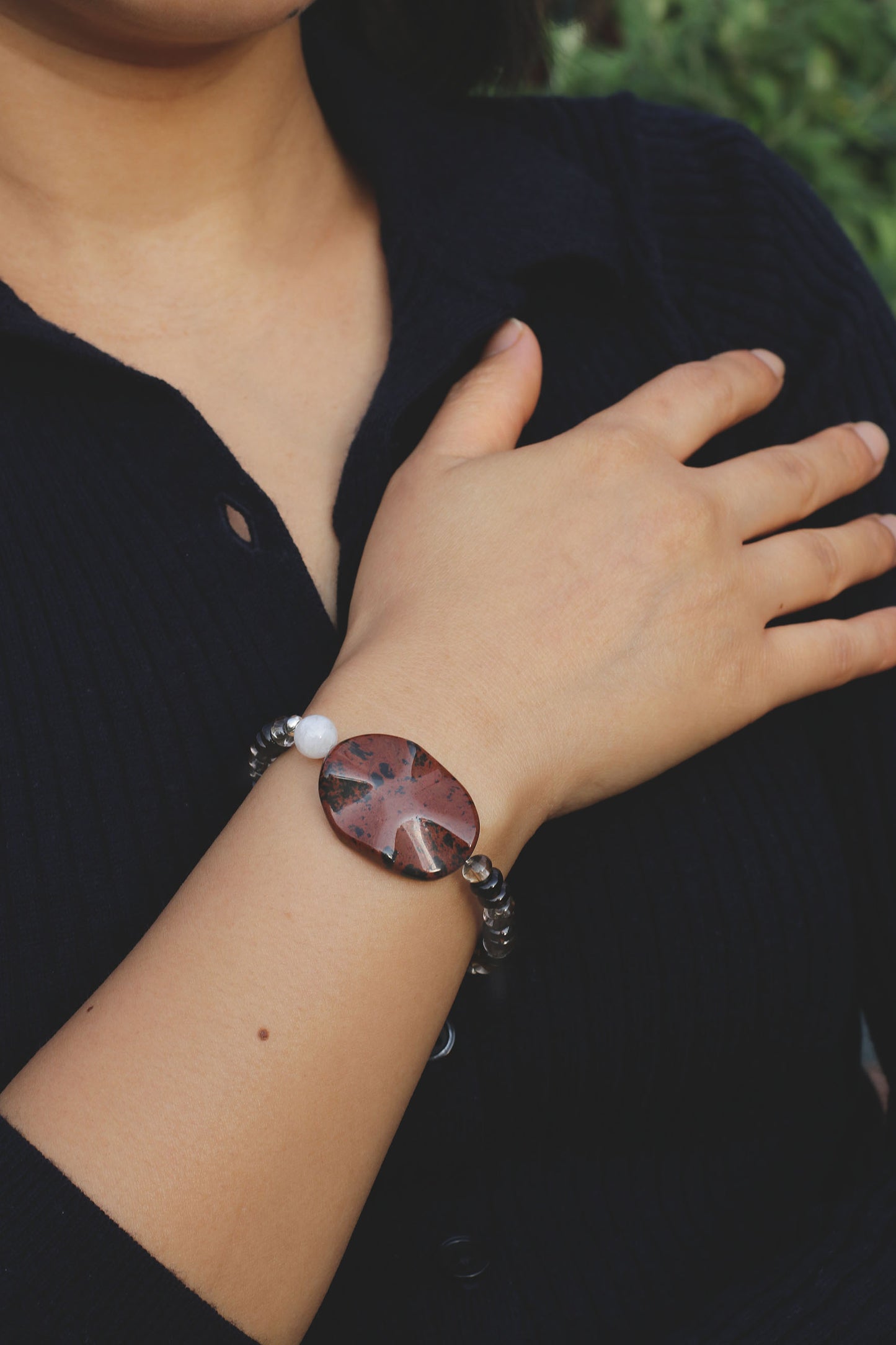 Mahogany Waves Bracelets