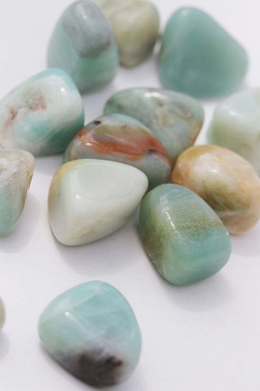 Natural Amazonite Tumblestone Crystals
