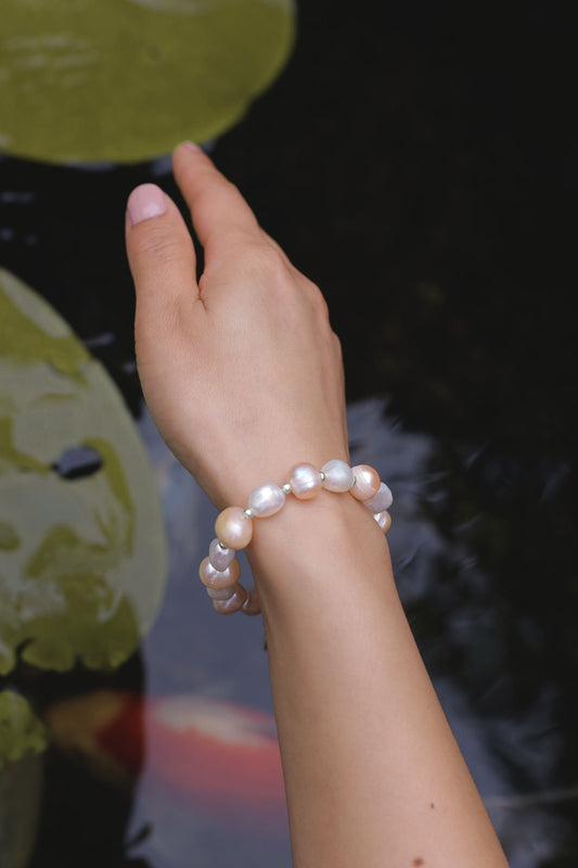 Rosy Pearl Bracelet
