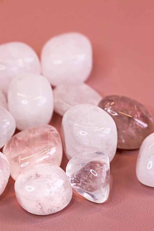 Natural Quartz Tumblestone Crystals