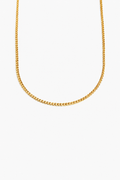 3mm Gold Curb Chain
