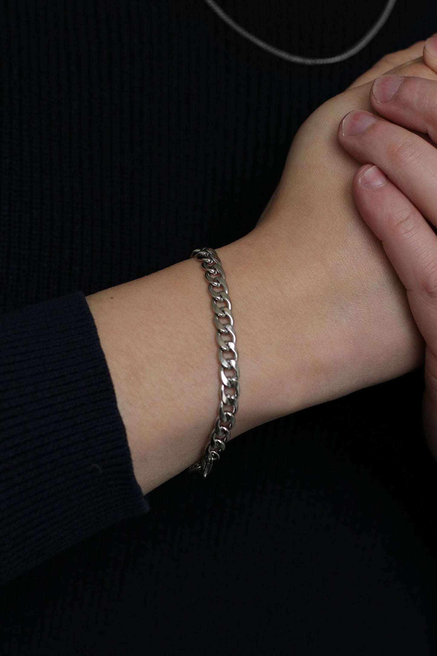 6mm Stainless Steel Chain Bracelet