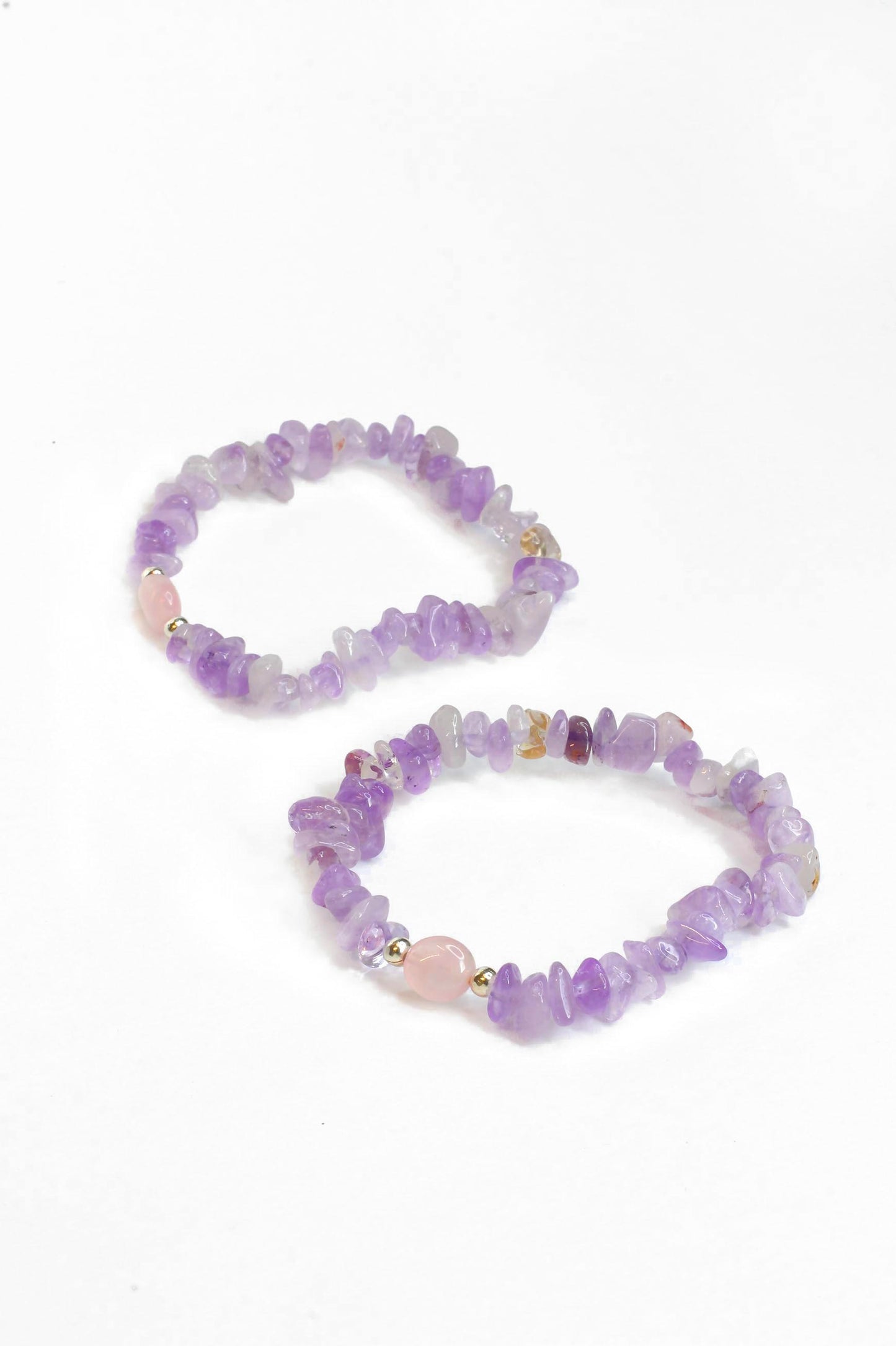 Soul Harmony Amethyst & Rose Quartz Bracelet