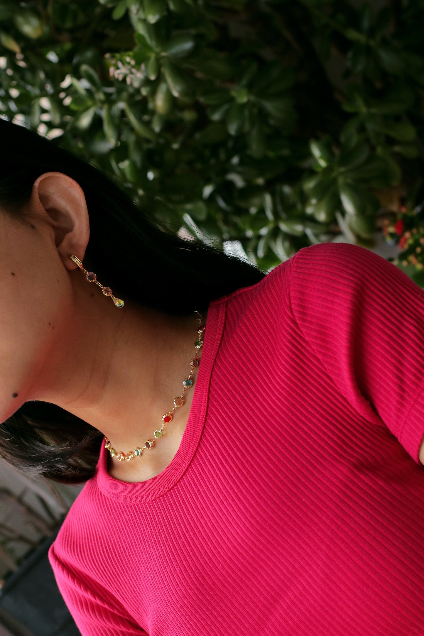 Candy Crystal Choker NecklaceNuma EstiloChoker Necklace