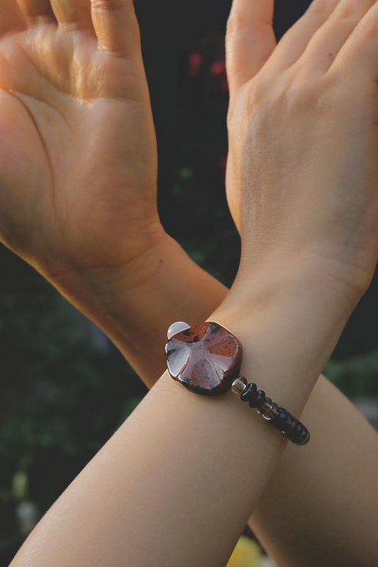 Mahogany Waves Bracelets