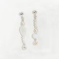New Moon Wave Drop Earrings