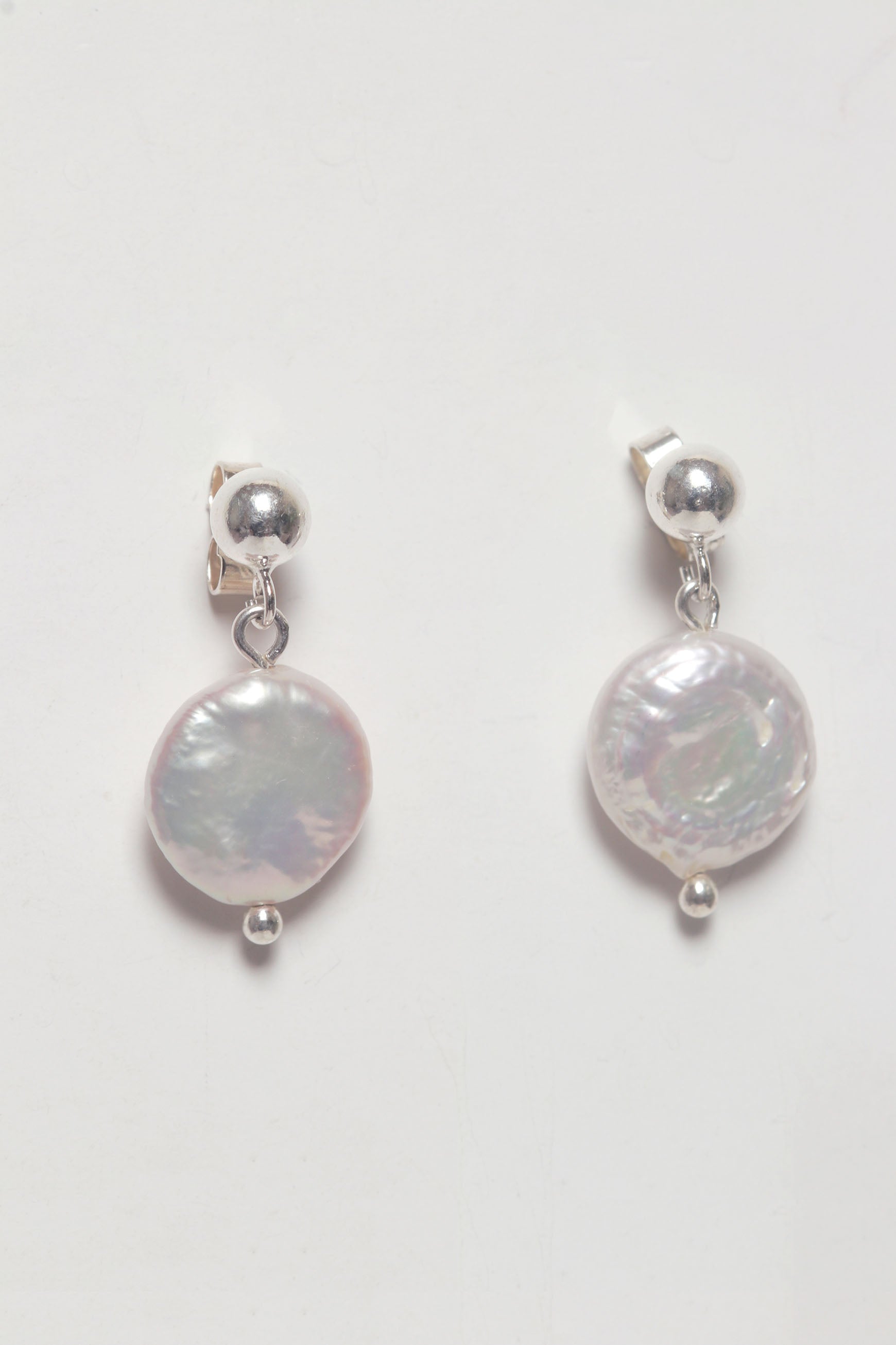 Pearls & Silver Earrings