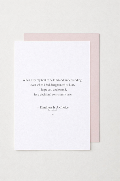 Kindness Is A Choice | Limited First Edition Art Print