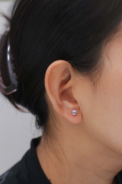6-6.5mm light purple studs