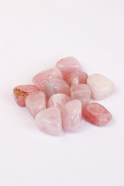 Natural Rose Quartz Tumblestone Crystals