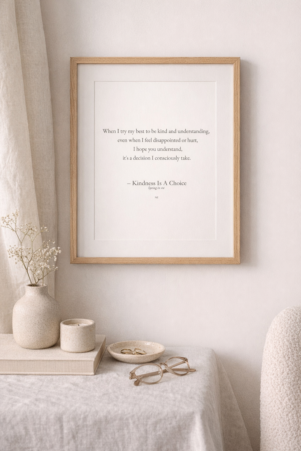 Kindness Is A Choice | Limited First Edition Art Print