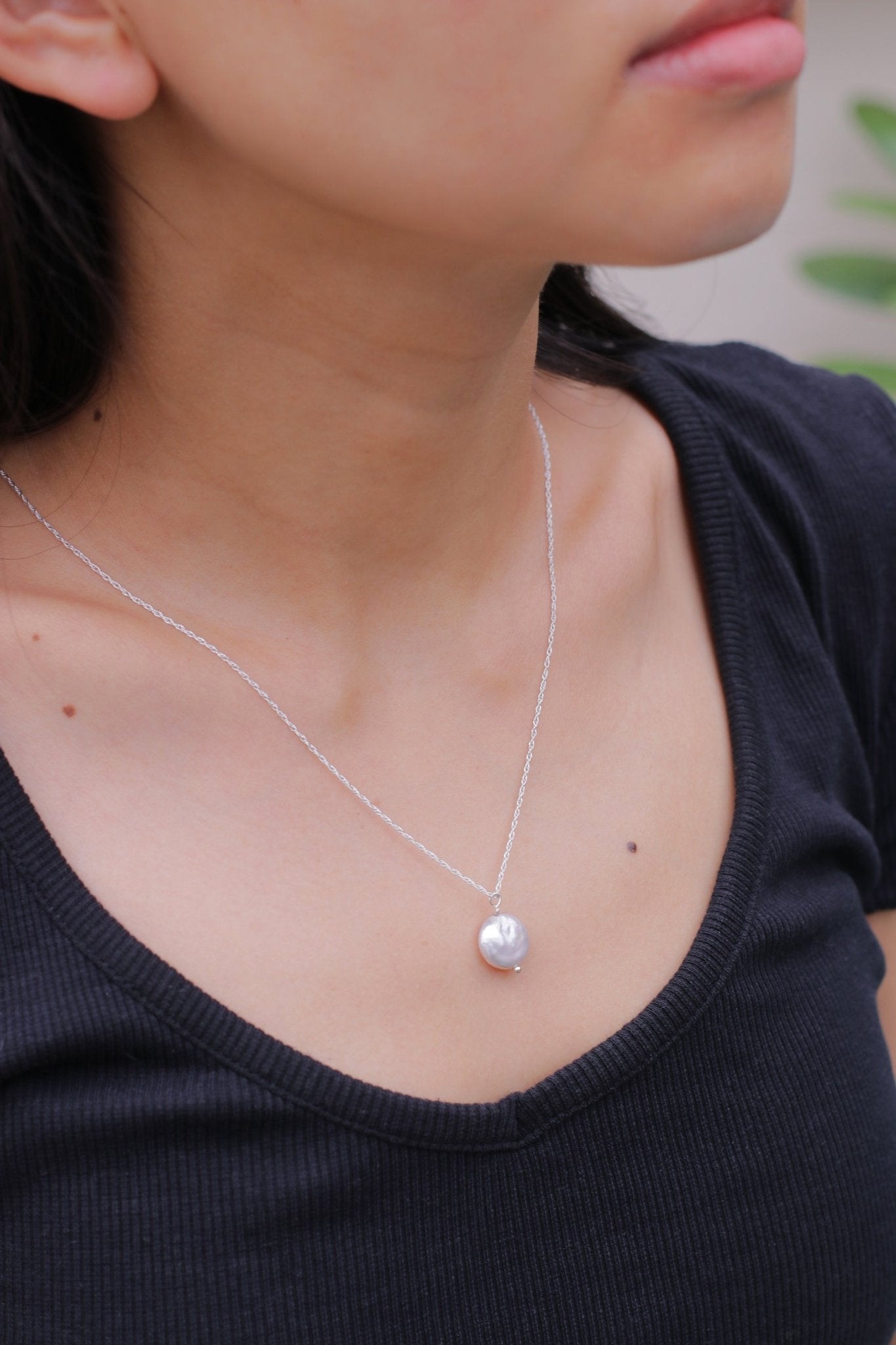 Pearl & silver NecklaceNuma EstiloSterling silver Necklace