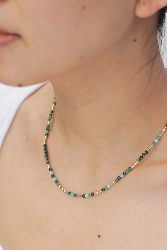 Love note Necklace with Morse code Message