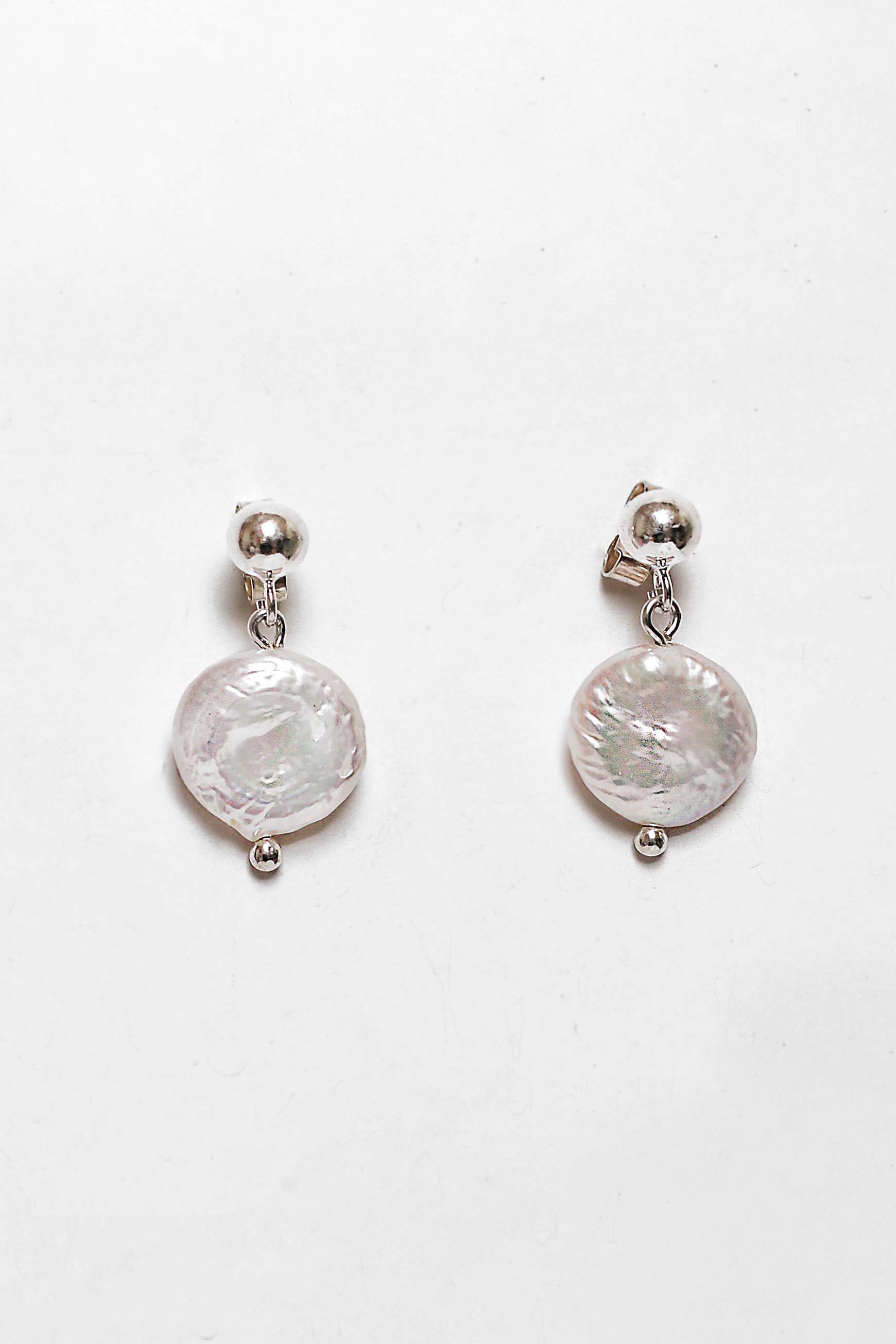 Pearls & Silver Earrings